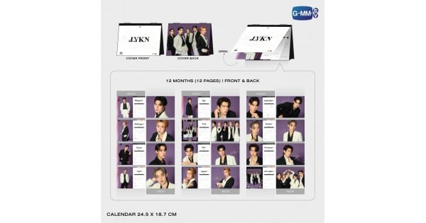 JoongDunk Official Calendar 2025 GMMTV | Webuybangkok