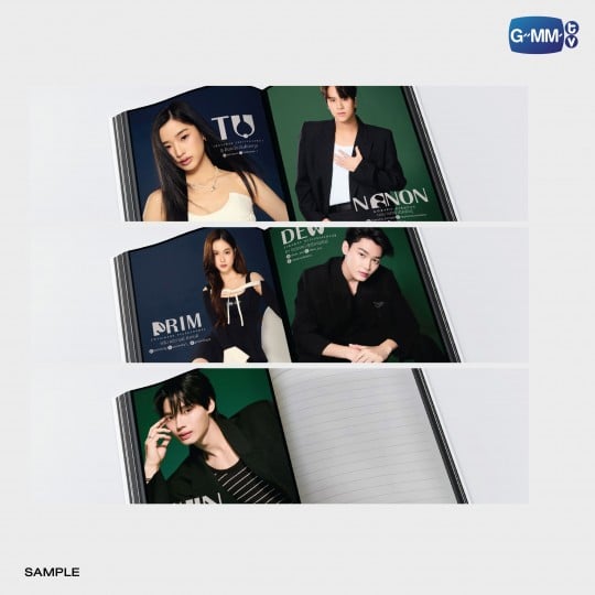 GMMTV BLACK IN COLOR NOTEBOOK 2025 | สมุดโน้ต GMMTV 2025