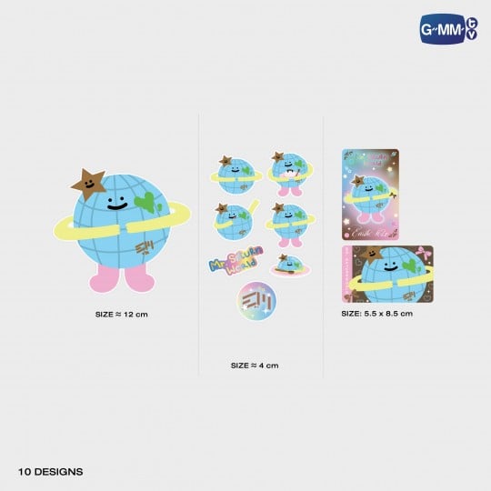 MR. SATURNWORLD STICKER SET
