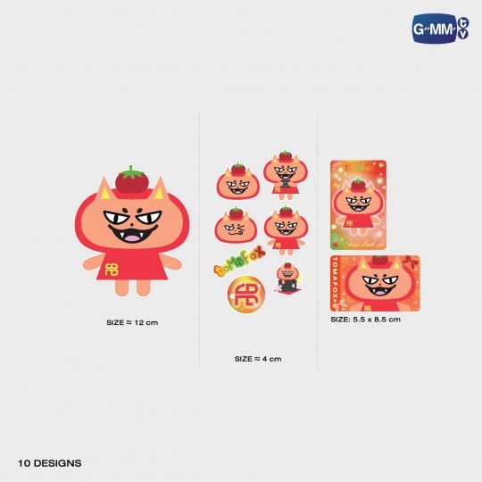 TOMAFOX STICKER SET