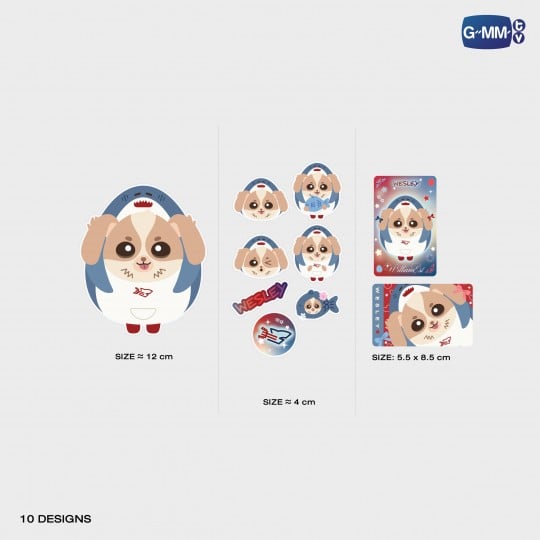 WESLEY STICKER SET