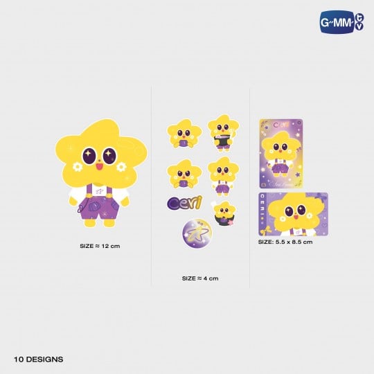 CERI STICKER SET