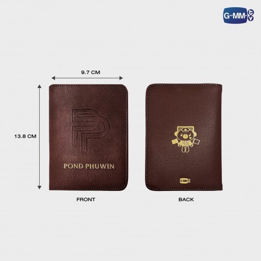 PONDPHUWIN LEATHER PASSPORT HOLDER