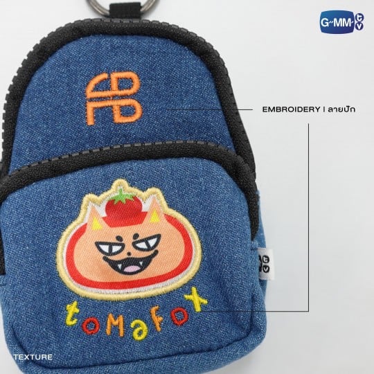 TOMAFOX MINI BACKPACK CHARM