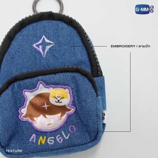 ANGELO MINI BACKPACK CHARM