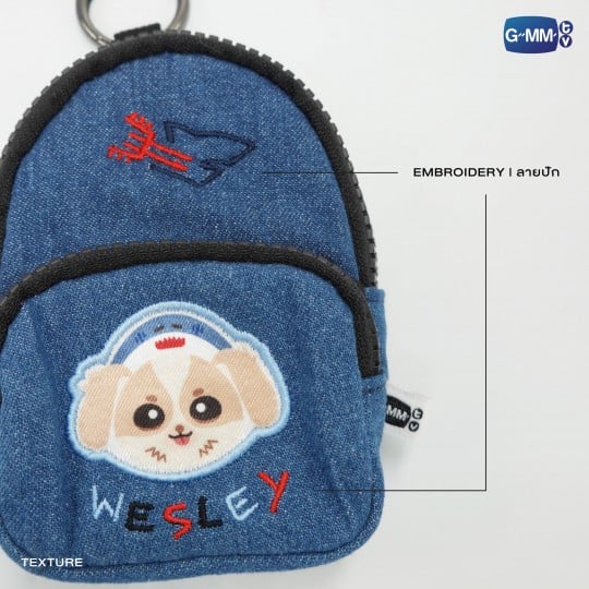 WESLEY MINI BACKPACK CHARM
