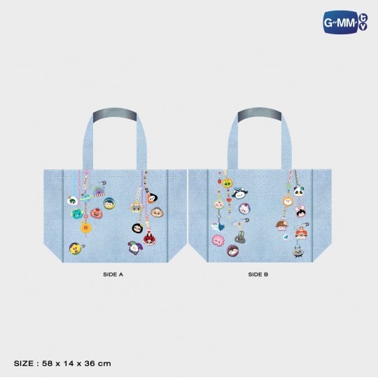 FANDOM CHARACTER CHARM  ILLUSION TOTE BAG