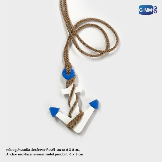 TONHON CHONLATEE ANCHOR NECKLACE | สร้อยสมอเรือ ต้นหนชลธี