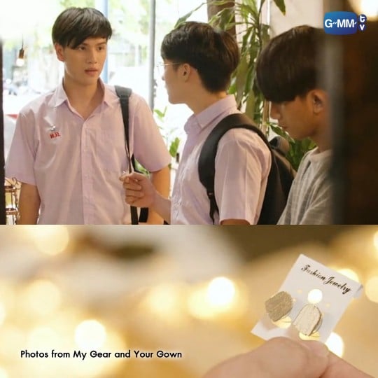 MY GEAR AND YOUR GOWN PINS | เข็มกลัดเกียร์สีขาวกับกาวน์สีฝุ่น
