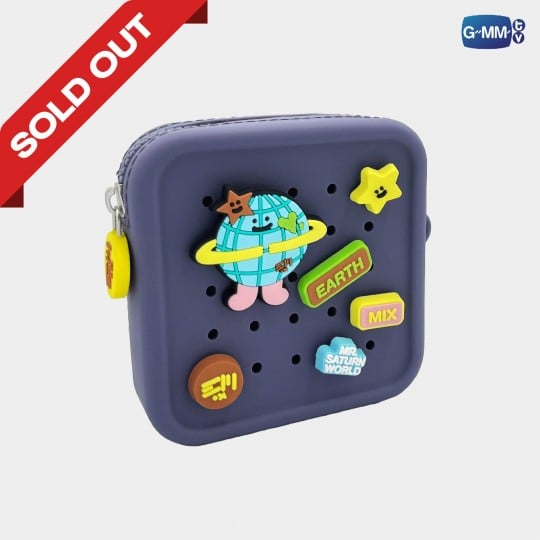 EARTHMIX RUBBER WALLET WITH CHARM SET 