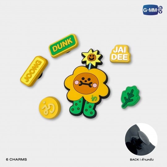JOONGDUNK RUBBER WALLET WITH CHARM SET