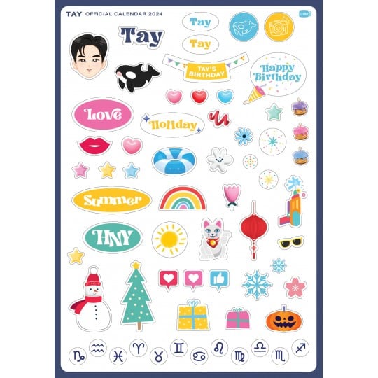 TAY OFFICIAL CALENDAR 2024