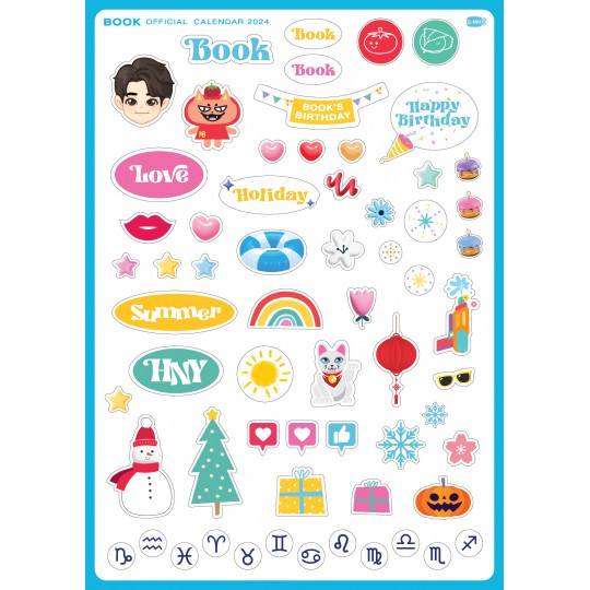 BOOK OFFICIAL CALENDAR 2024