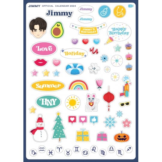 JIMMY OFFICIAL CALENDAR 2024