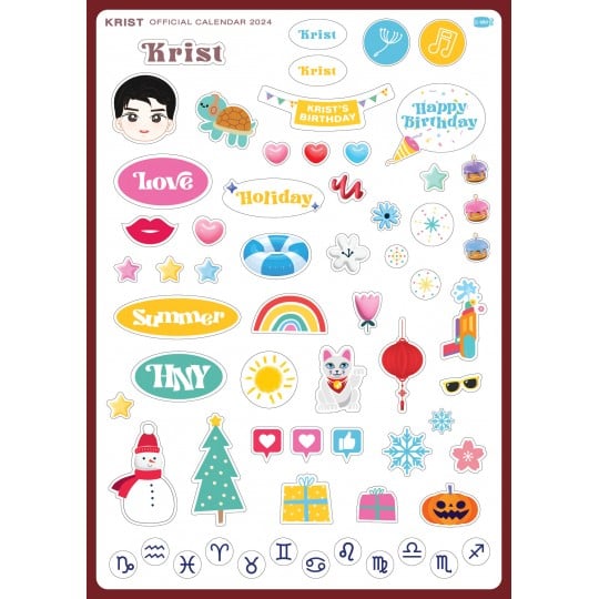 KRIST OFFICIAL CALENDAR 2024