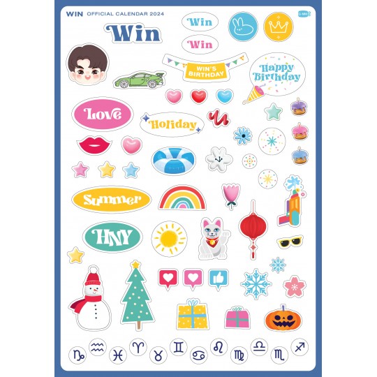 WIN OFFICIAL CALENDAR 2024
