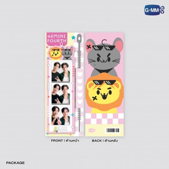 GF PHOTO STRIP HOLDER WITH GEMINIFOURTH PHOTO STRIP