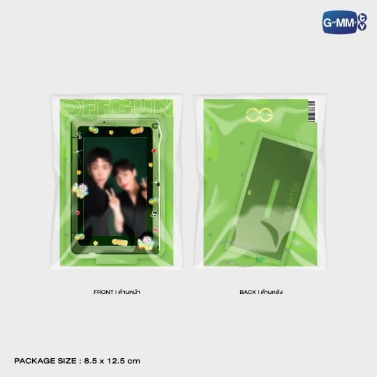 OFFGUN FRAME CARD ACRYLIC STAND AND KEYCHAIN WITH PHOTOCARD