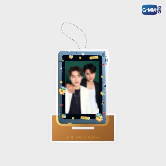 OHMLENG FRAME CARD ACRYLIC STAND AND KEYCHAIN WITH PHOTOCARD
