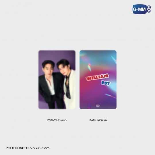 アイドル GMMTV WilliamEst Wesley Card Holder POPNY-074 WESLEY CARD HOLDER WITH WILLIAMEST PHOTOCARD