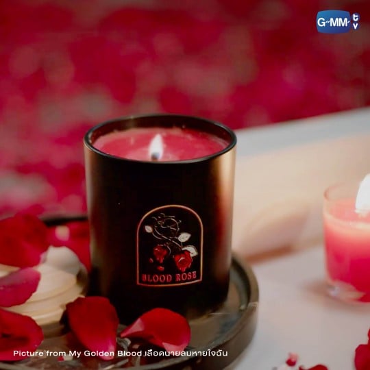 WHISPER OF ROSE SCENTED CANDLE  | MY GOLDEN BLOOD เลือดนายลมหายใจฉัน (Preorder until 15 June)