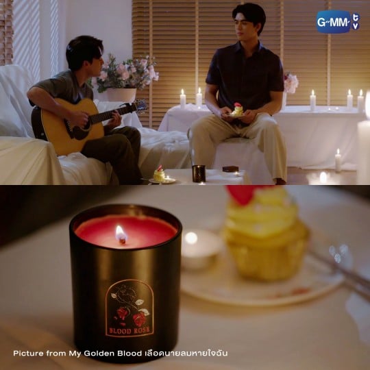 WHISPER OF ROSE SCENTED CANDLE  | MY GOLDEN BLOOD เลือดนายลมหายใจฉัน (Preorder until 15 June)