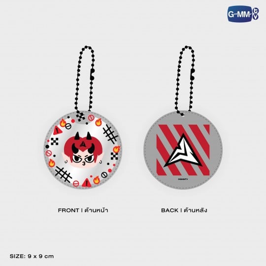DOMIIA POCKET MIRROR 2 LAYERS KEYCHAIN