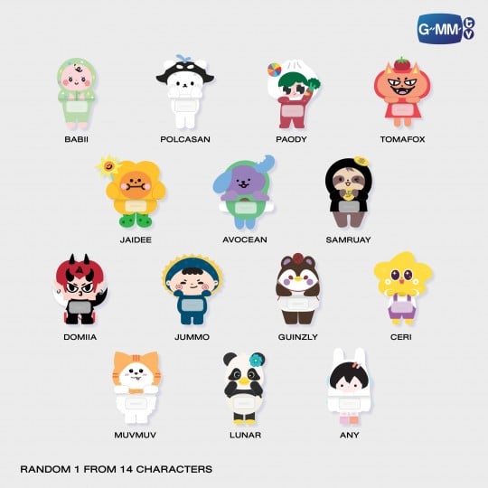 FANDOM CHARACTER GRIPPYS (BOX A) | WHOLE SET