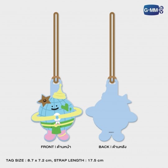 MR. SATURNWORLD CHARACTER RUBBER TAG