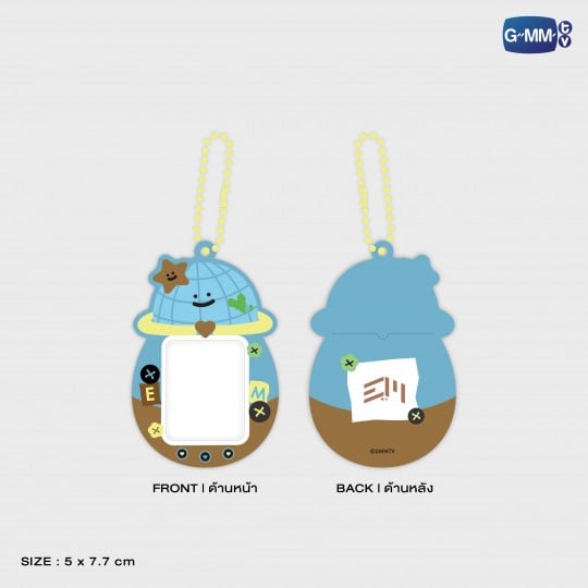 MR. SATURNWORLD MINI CARD HOLDER WITH EARTHMIX PHOTOCARD