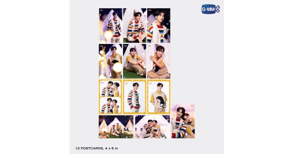 EARTHMIX POSTCARD SET | FEEL FAN FUN CAMPING CONCERT