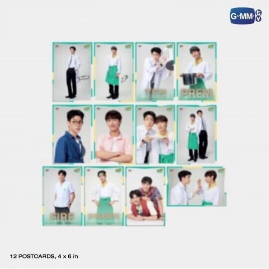 COOKING CRUSH POSTCARD SET | โปสการ์ดเซ็ต COOKING CRUSH อาหารเป็นยังไงครับหมอ