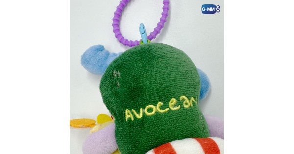 AVOCEAN ON THE WAVE DOLL KEYCHAIN