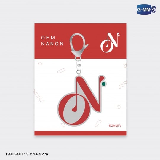 ON RUBBER KEYCHAIN