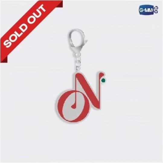 ON RUBBER KEYCHAIN
