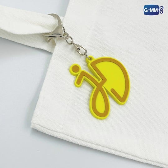 JD RUBBER KEYCHAIN
