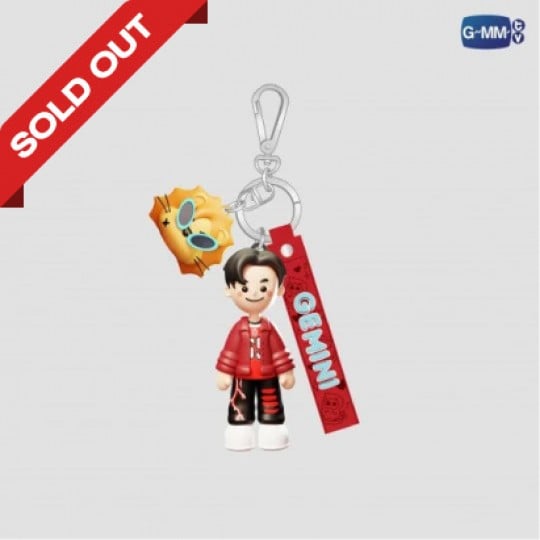 GEMINI 3D RUBBER KEYCHAIN | GEMINI FOURTH MY TURN CONCERT