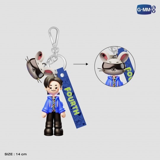 FOURTH 3D RUBBER KEYCHAIN | GEMINI FOURTH MY TURN CONCERT