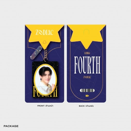 FOURTH ACRYLIC KEYCHAIN | ZODIAC SERIES