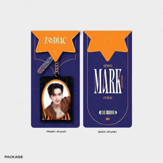 MARK JIRUNTANIN ACRYLIC KEYCHAIN | ZODIAC SERIES