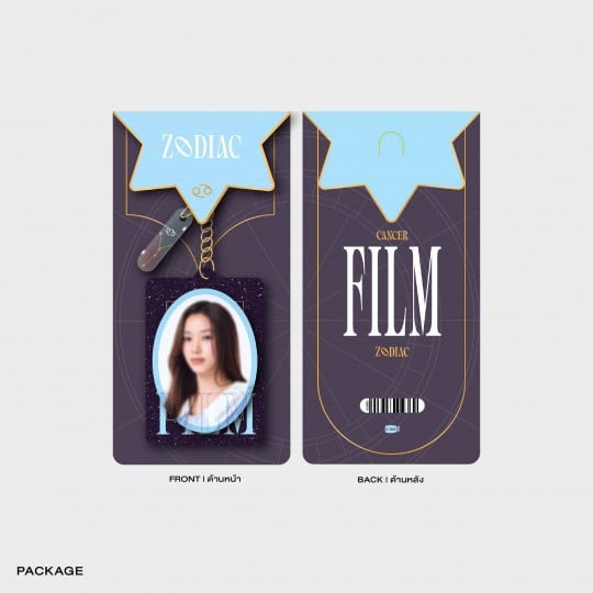 FILM ACRYLIC KEYCHAIN | ZODIAC SERIES