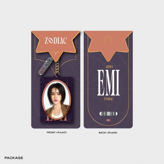 EMI ACRYLIC KEYCHAIN | ZODIAC SERIES