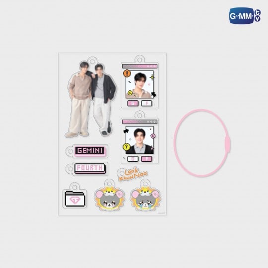 GEMINIFOURTH CUSTOMIZABLE ACRYLIC KEYCHAIN