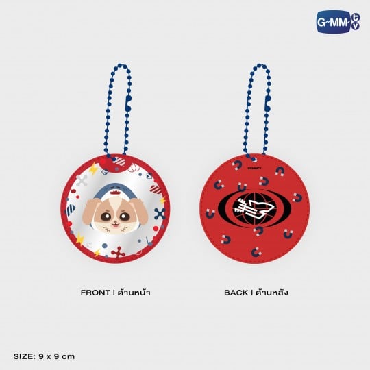 WESLEY POCKET MIRROR 2 LAYERS KEYCHAIN