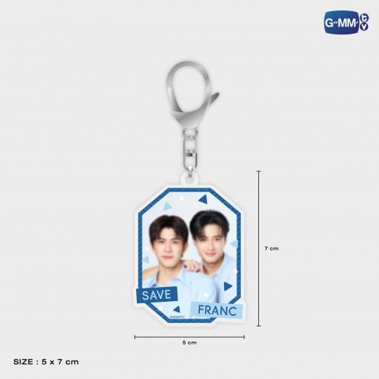 SAVEFRANC ACRYLIC KEYCHAIN
