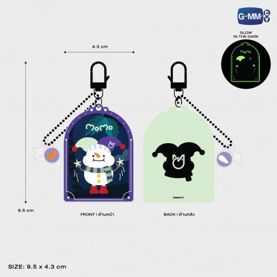 MOMO GLOW ACRYLIC KEYCHAIN