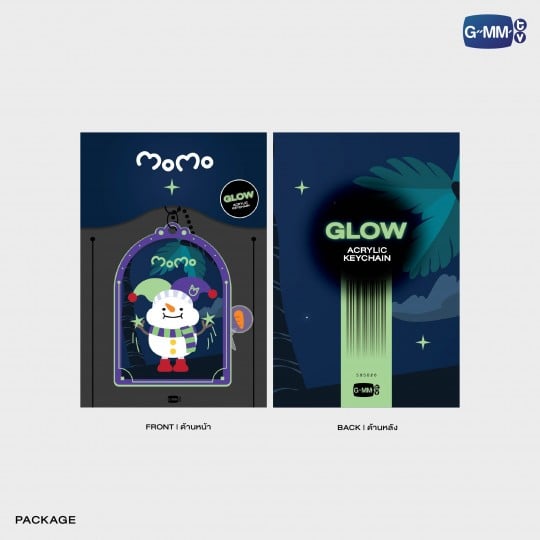 MOMO GLOW ACRYLIC KEYCHAIN
