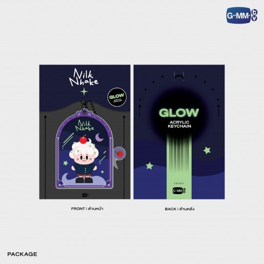 NILKNHAKE GLOW ACRYLIC KEYCHAIN