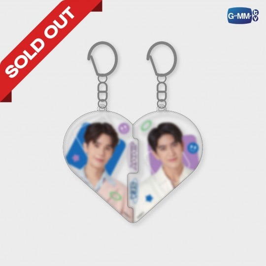 JIMMYSEA HEART PUZZLE ACRYLIC KEYCHAIN