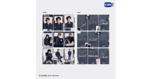 GMMTV Dew グッズセット DEW | STUNNING SERIES EXCLUSIVE PHOTOCARD SET